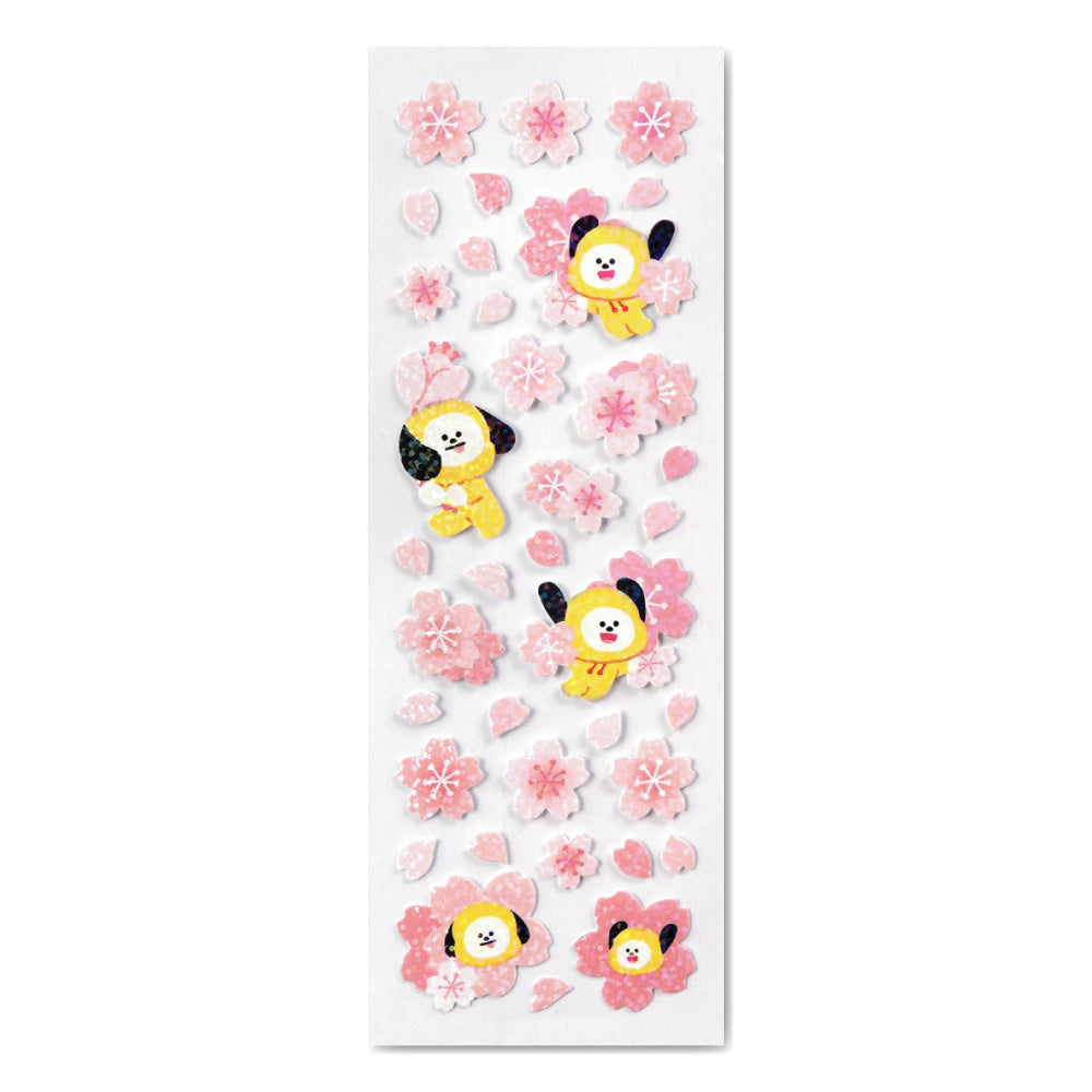 BT21 | CHERRY BLOSSOM - HOLOGRAM STICKER