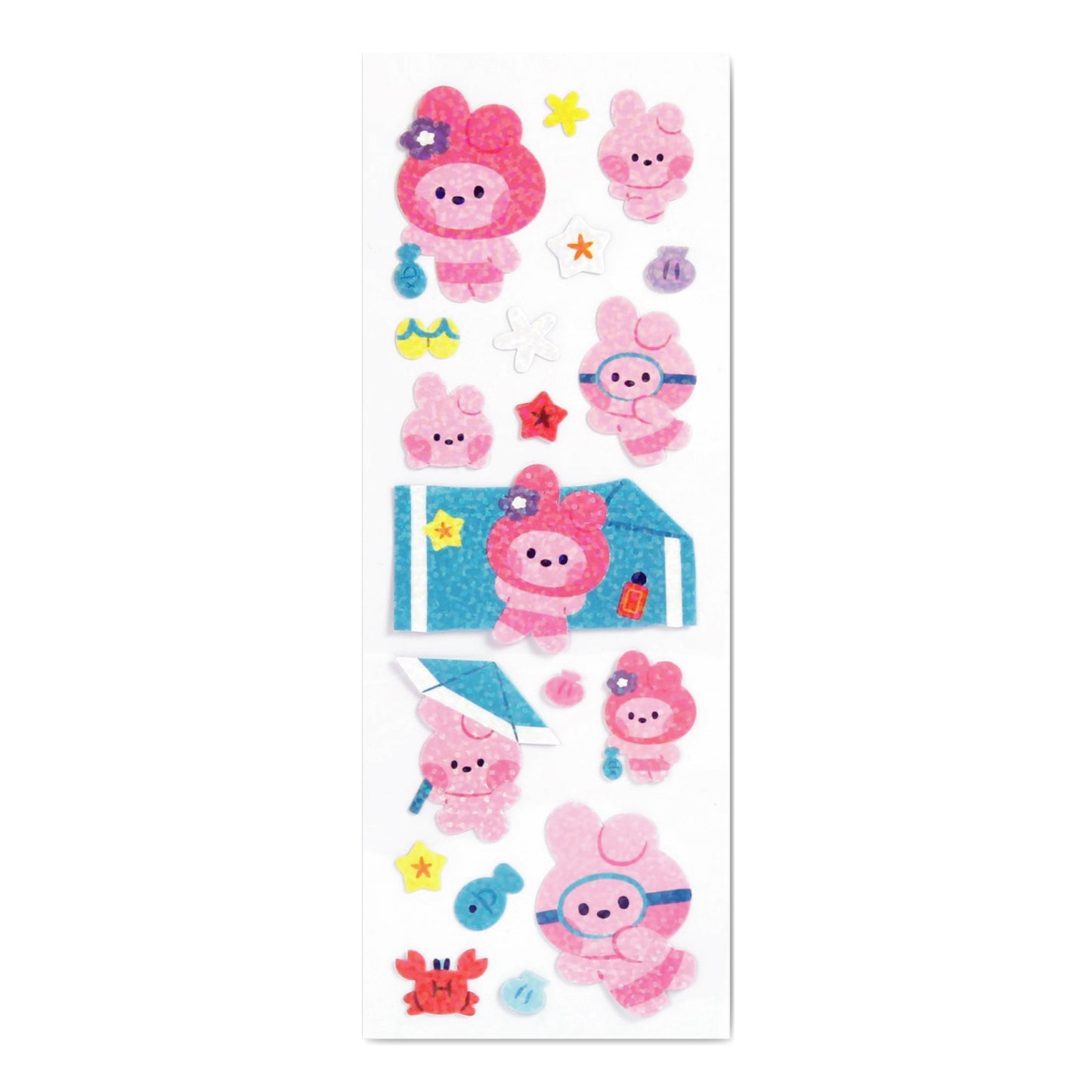 BT21 | minini | SUMMER SKY - HOLOGRAM STICKER