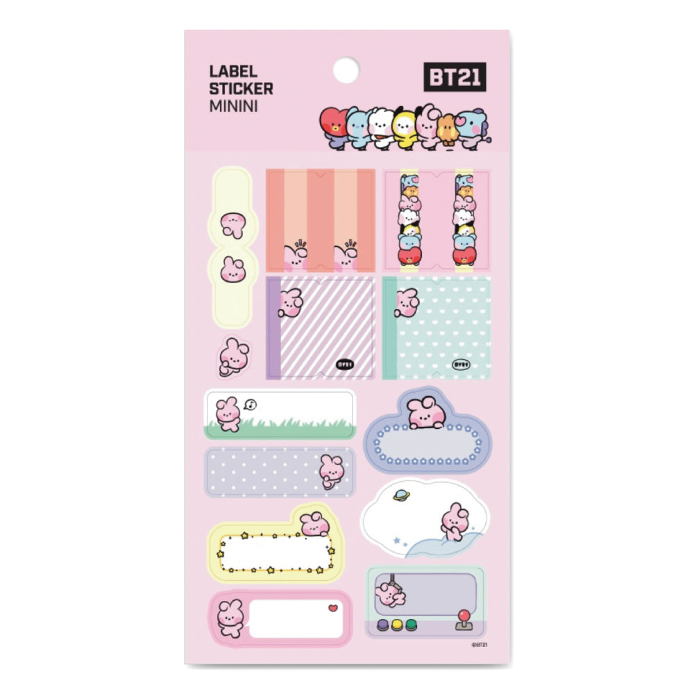BT21 | minini | LABEL STICKER