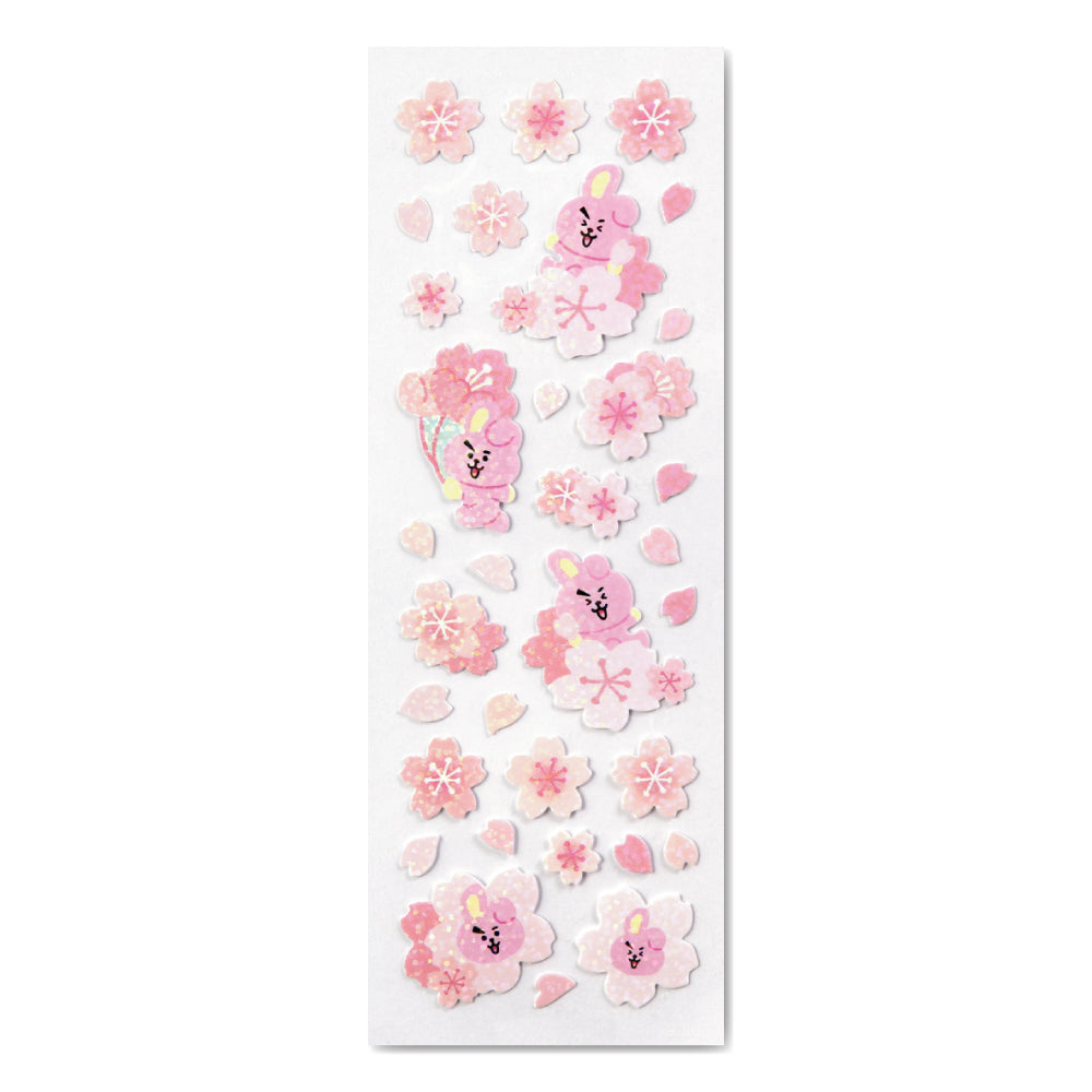 BT21 | CHERRY BLOSSOM - HOLOGRAM STICKER