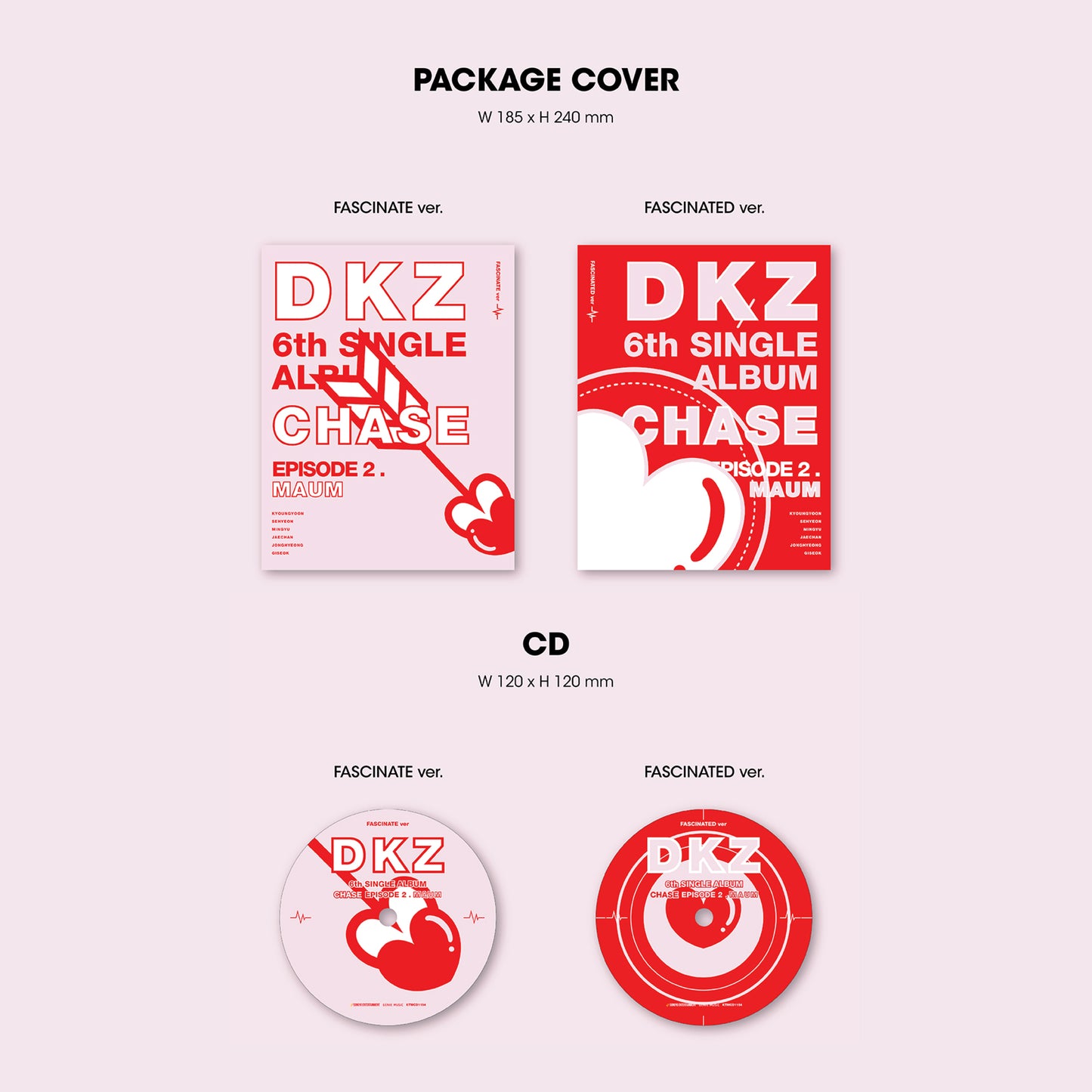 DKZ | 6th Single Album | CHASE EPISODE 2. MAUM | SET