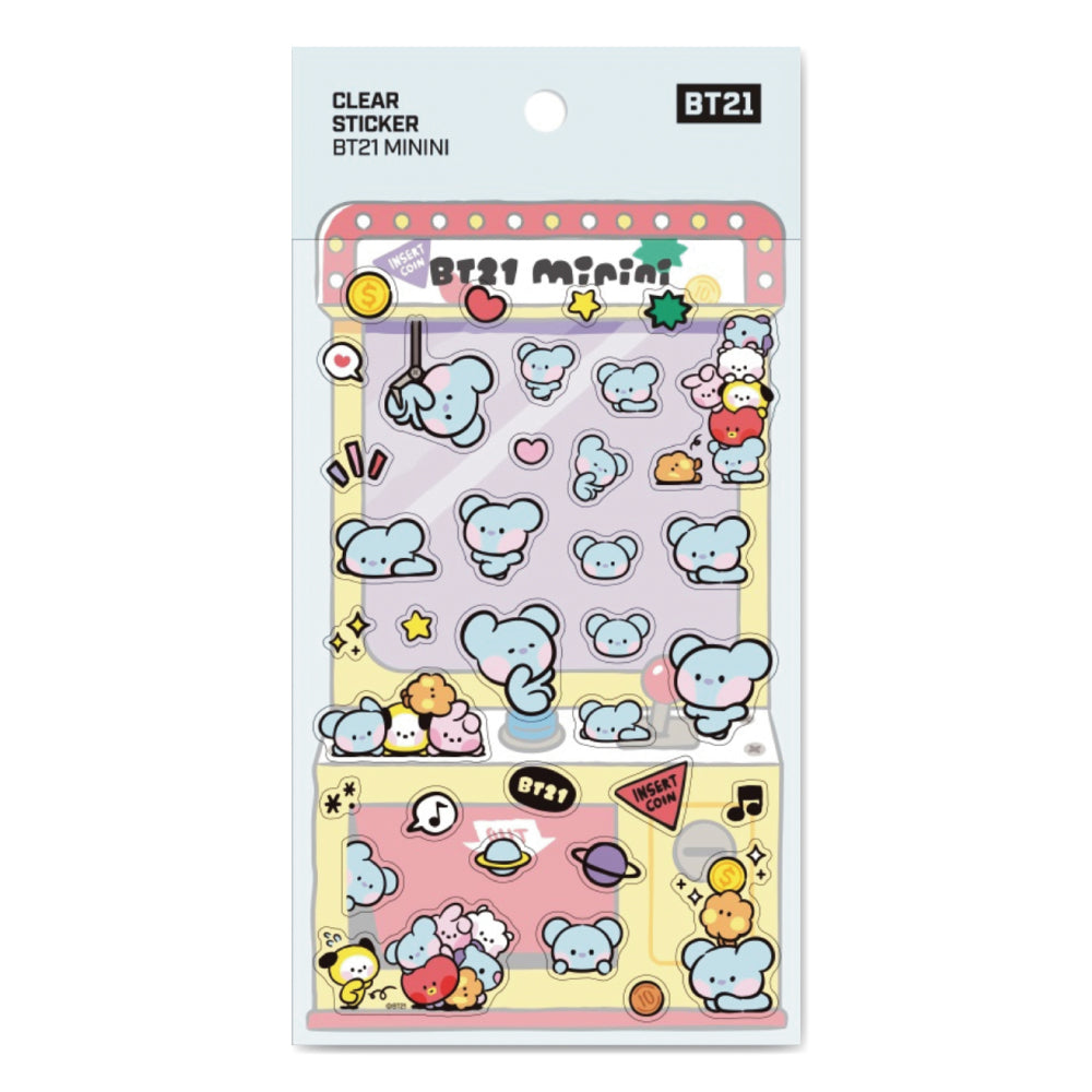 BT21 | minini | CLEAR STICKER