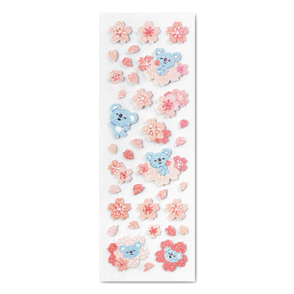 BT21 | CHERRY BLOSSOM - HOLOGRAM STICKER
