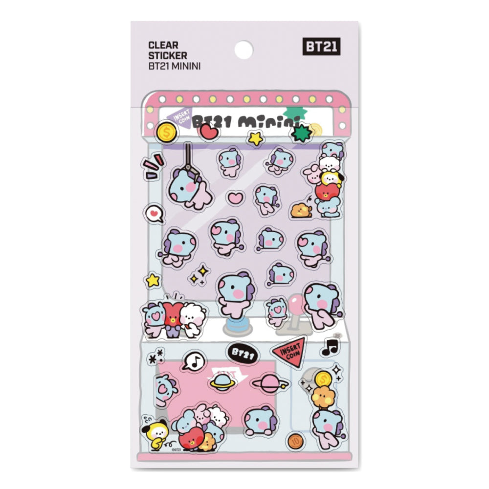BT21 | minini | CLEAR STICKER