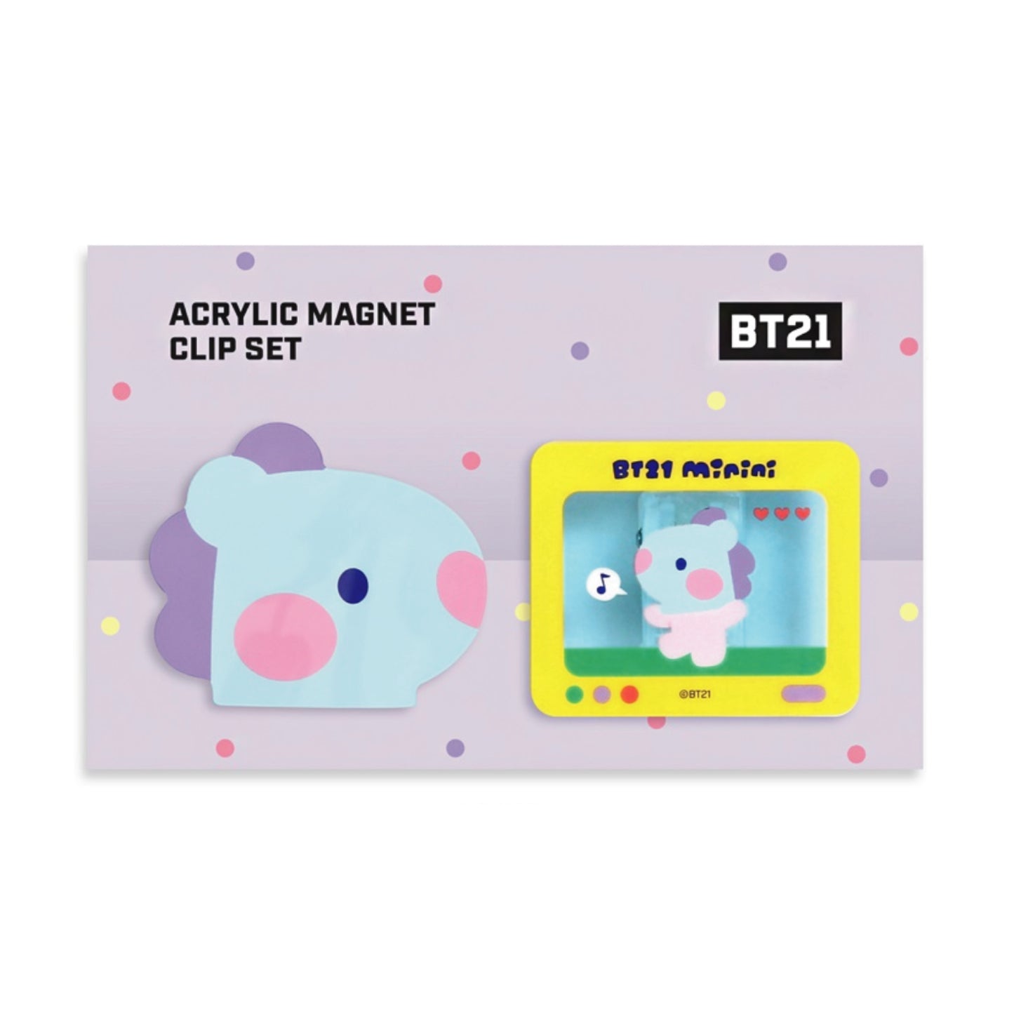 BT21 | minini | ACRYLIC MAGNET CLIP