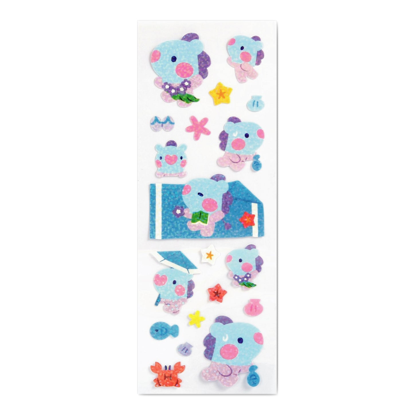 BT21 | minini | SUMMER SKY - HOLOGRAM STICKER