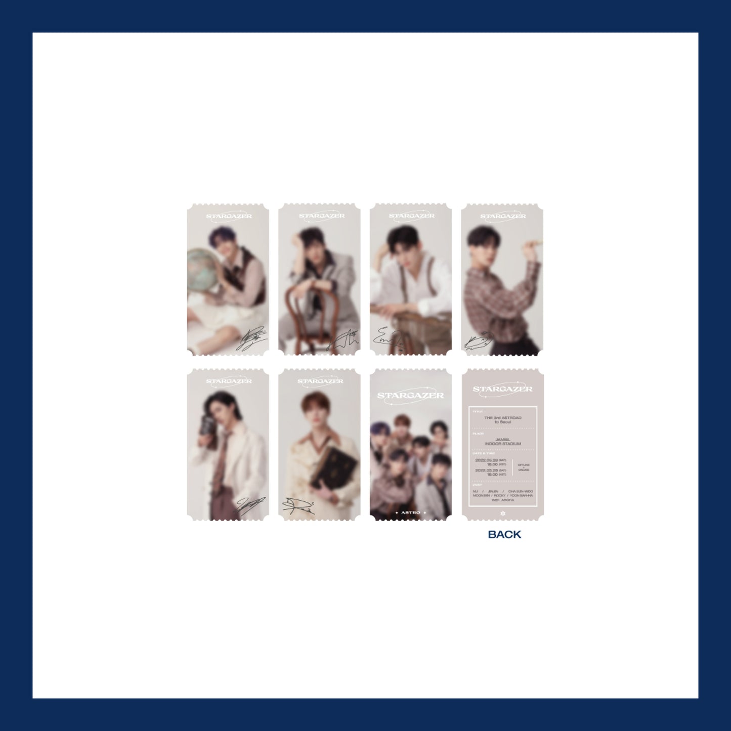 ASTRO | 2022 STARGAZER MERCH - PHOTO TICKET SET