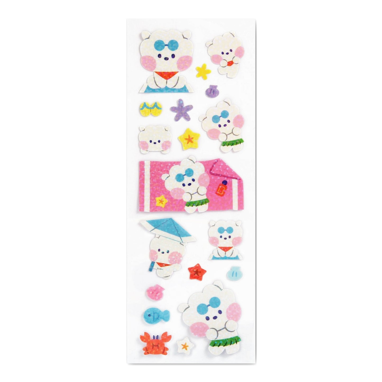 BT21 | minini | SUMMER SKY - HOLOGRAM STICKER