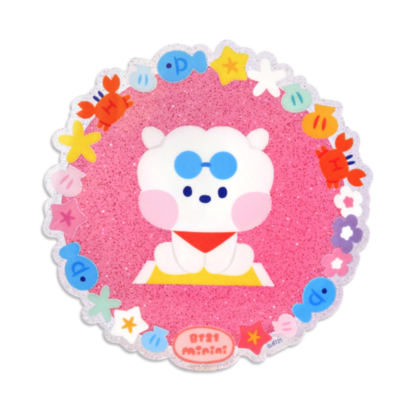 BT21 | minini | SUMMER SKY - ACRYLIC COASTER