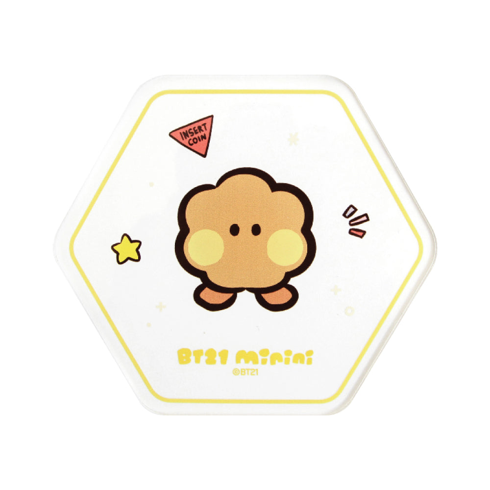 BT21 | minini | HEXAGON ACRYLIC COASTER