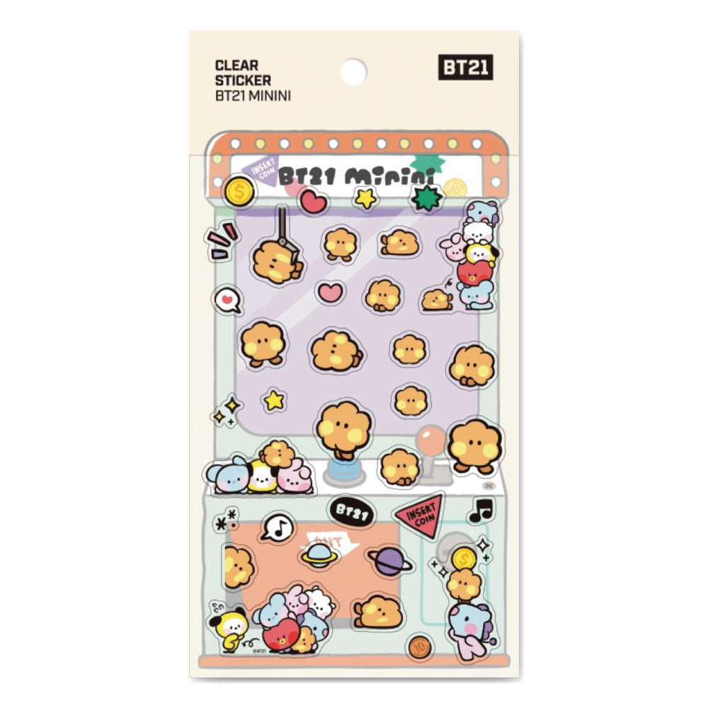 BT21 | minini | CLEAR STICKER