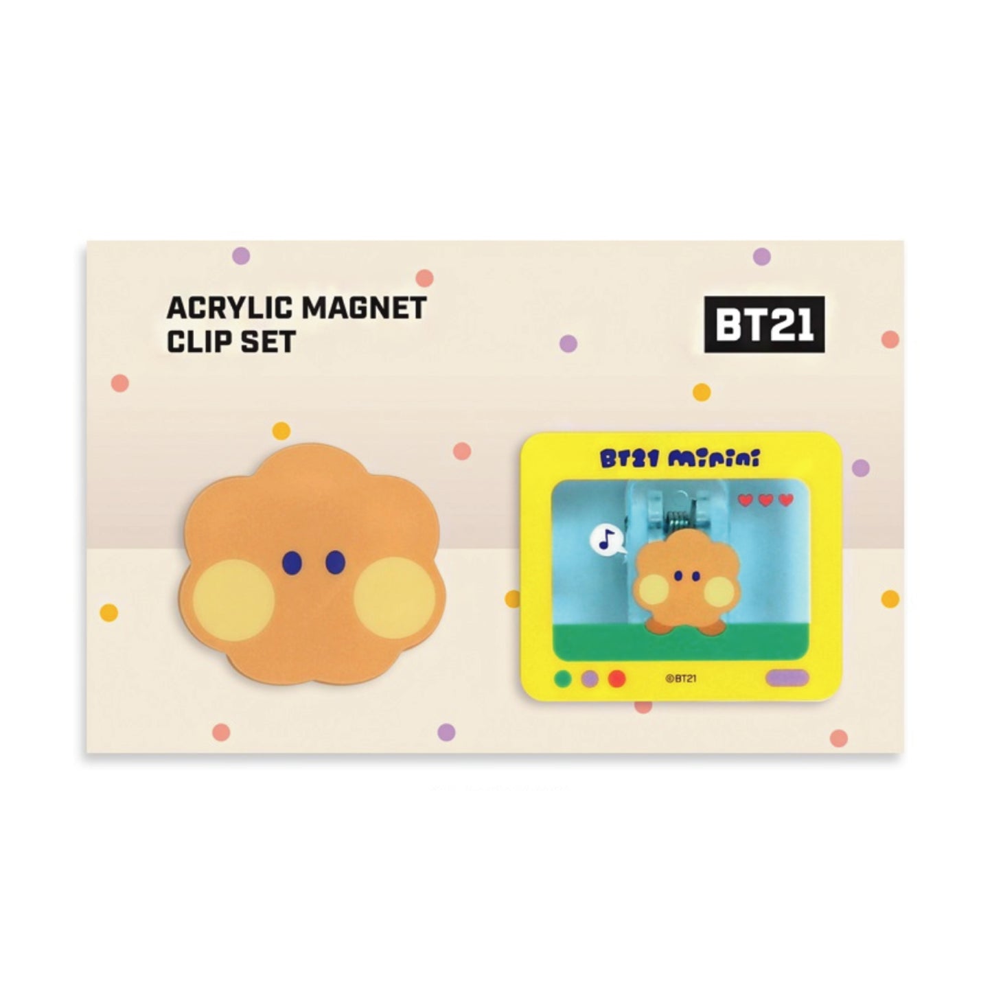 BT21 | minini | ACRYLIC MAGNET CLIP