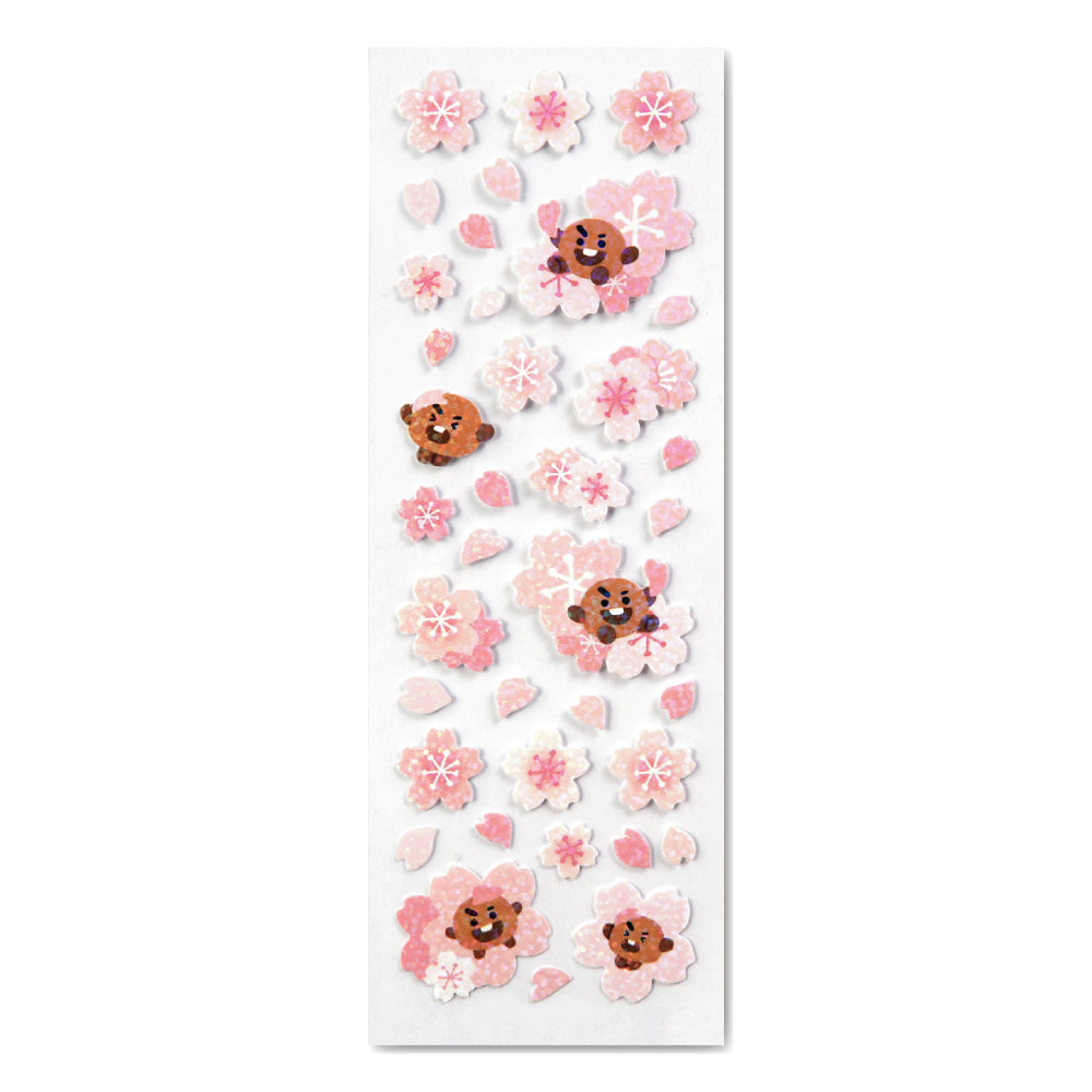BT21 | CHERRY BLOSSOM - HOLOGRAM STICKER