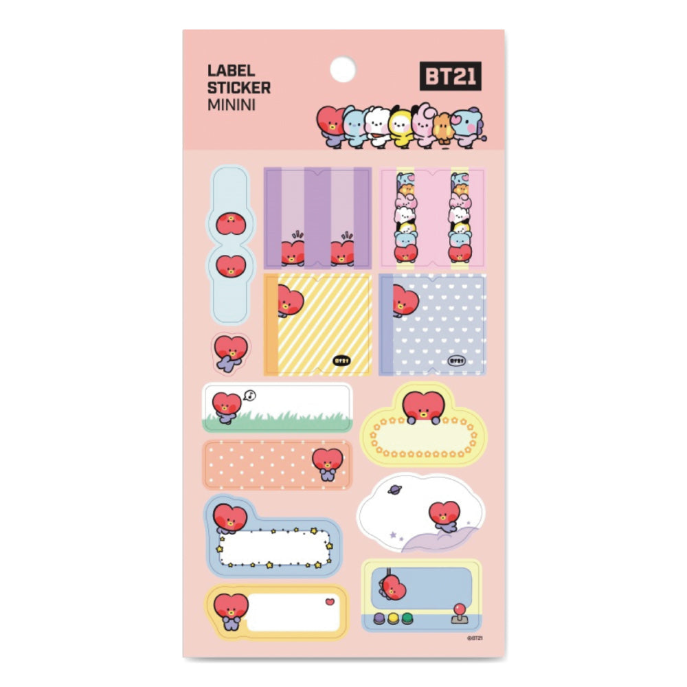 BT21 | minini | LABEL STICKER