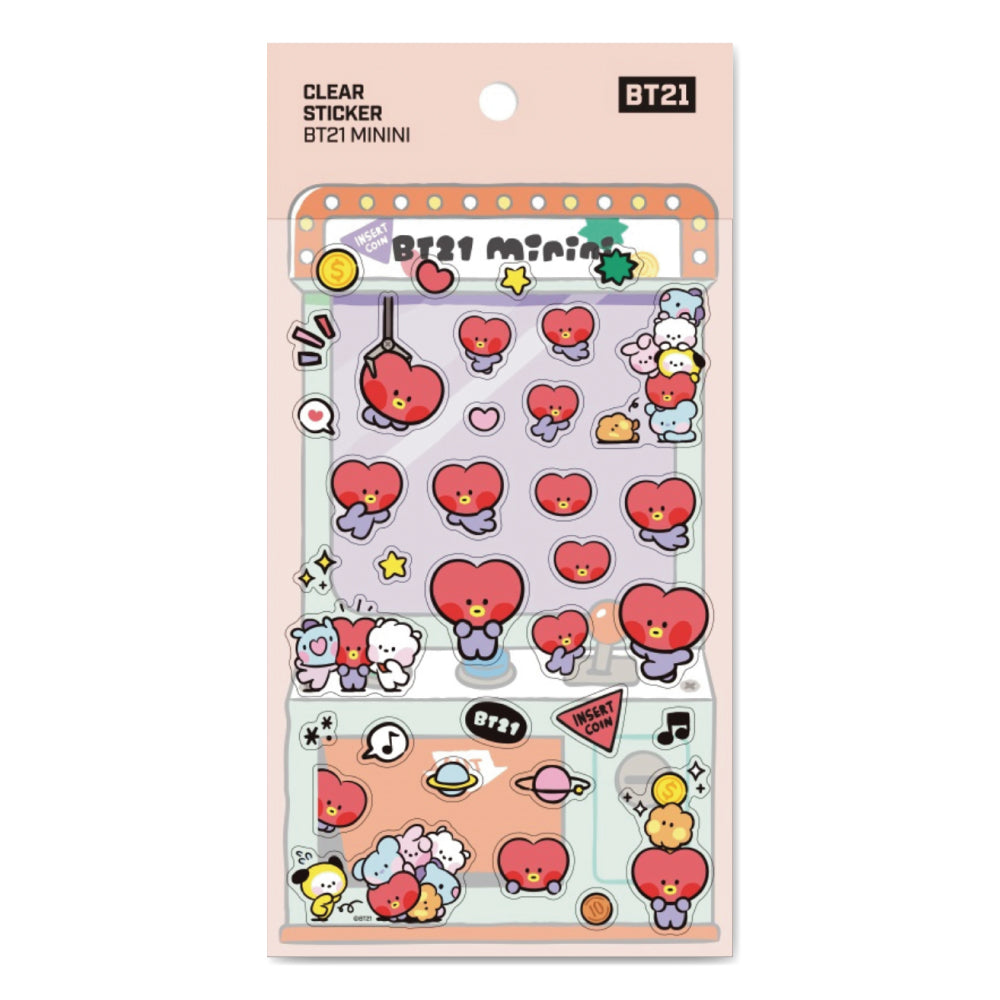 BT21 | minini | CLEAR STICKER