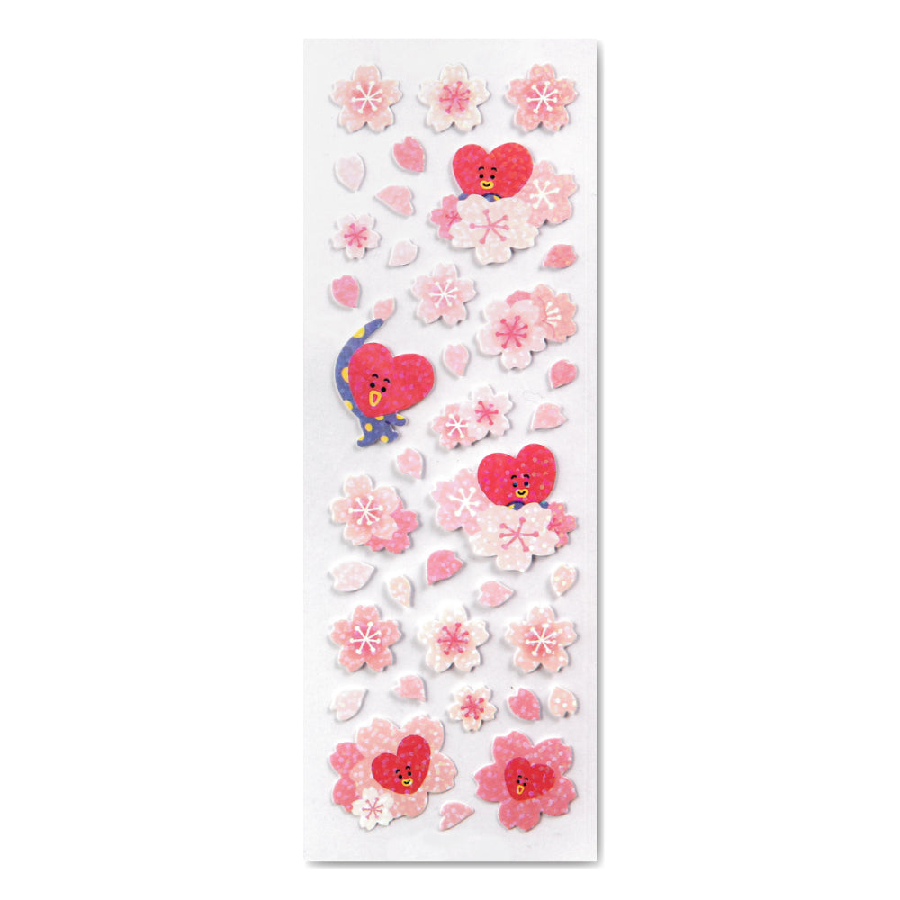 BT21 | CHERRY BLOSSOM - HOLOGRAM STICKER