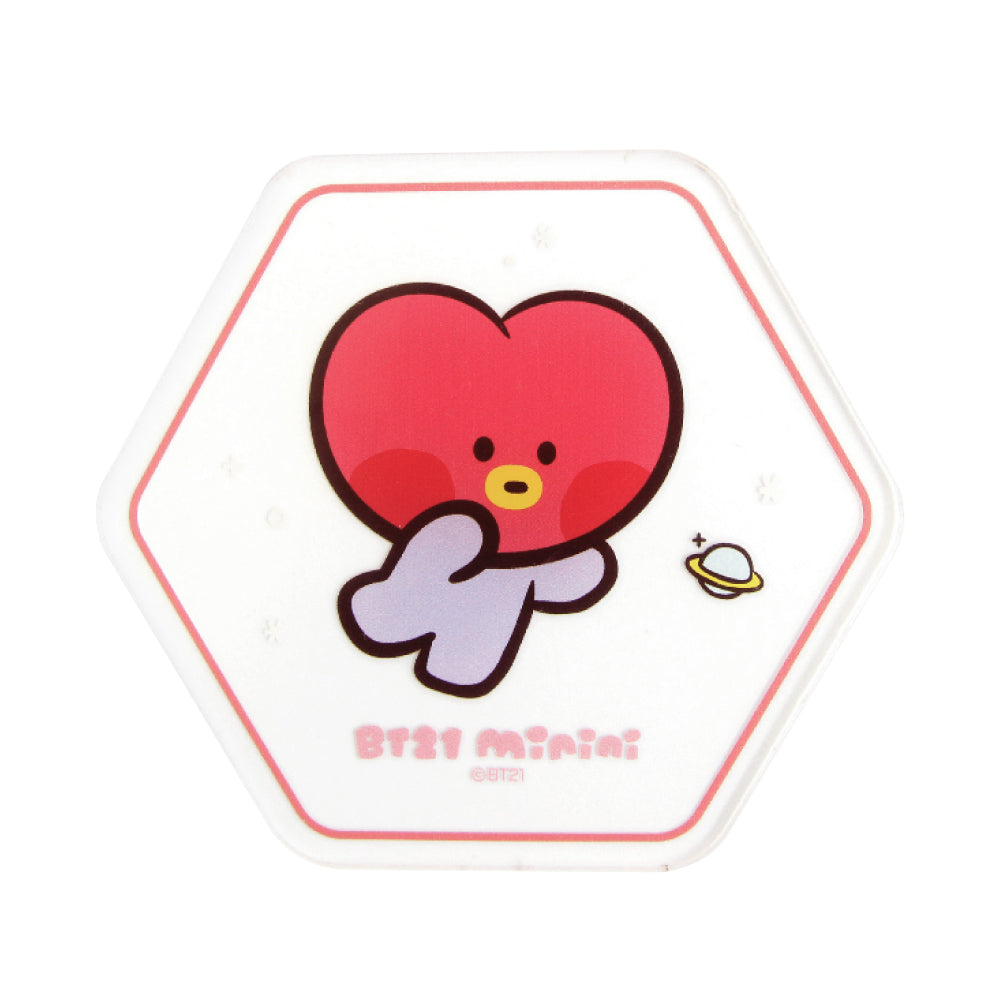 BT21 | minini | HEXAGON ACRYLIC COASTER