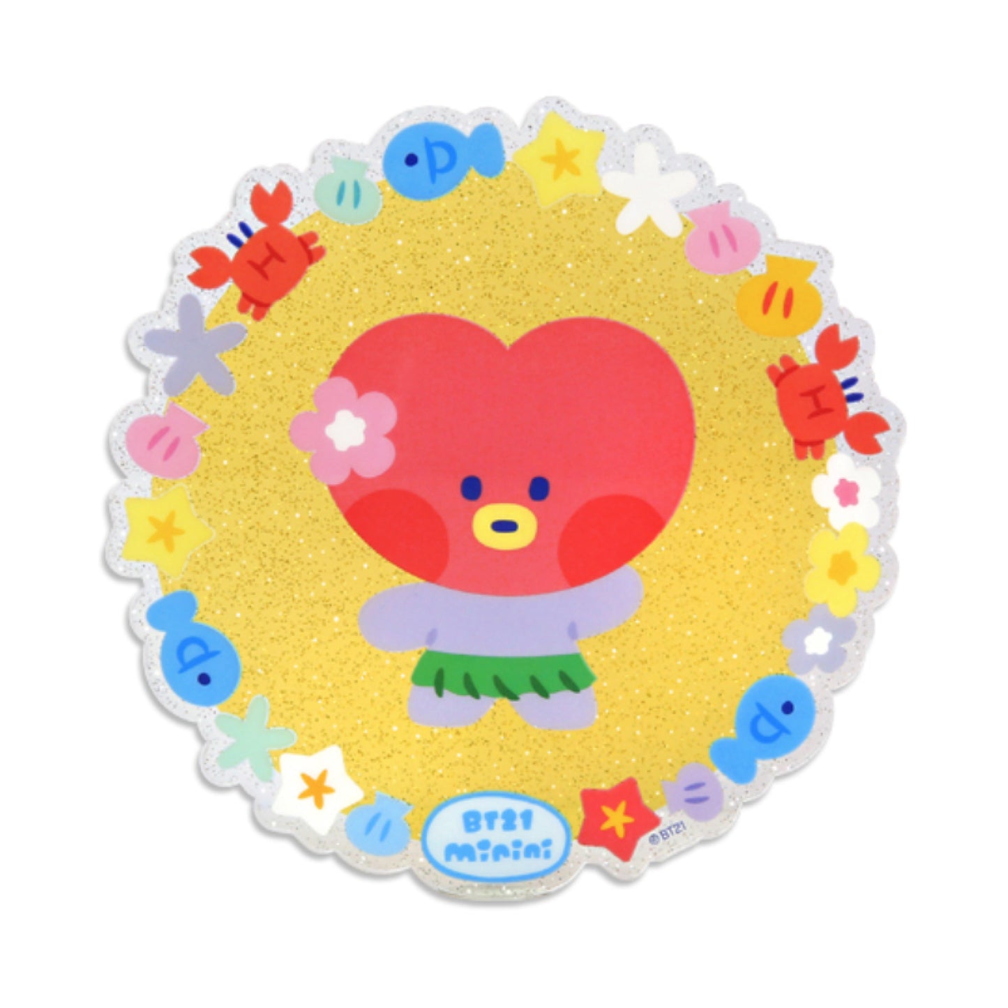BT21 | minini | SUMMER SKY - ACRYLIC COASTER