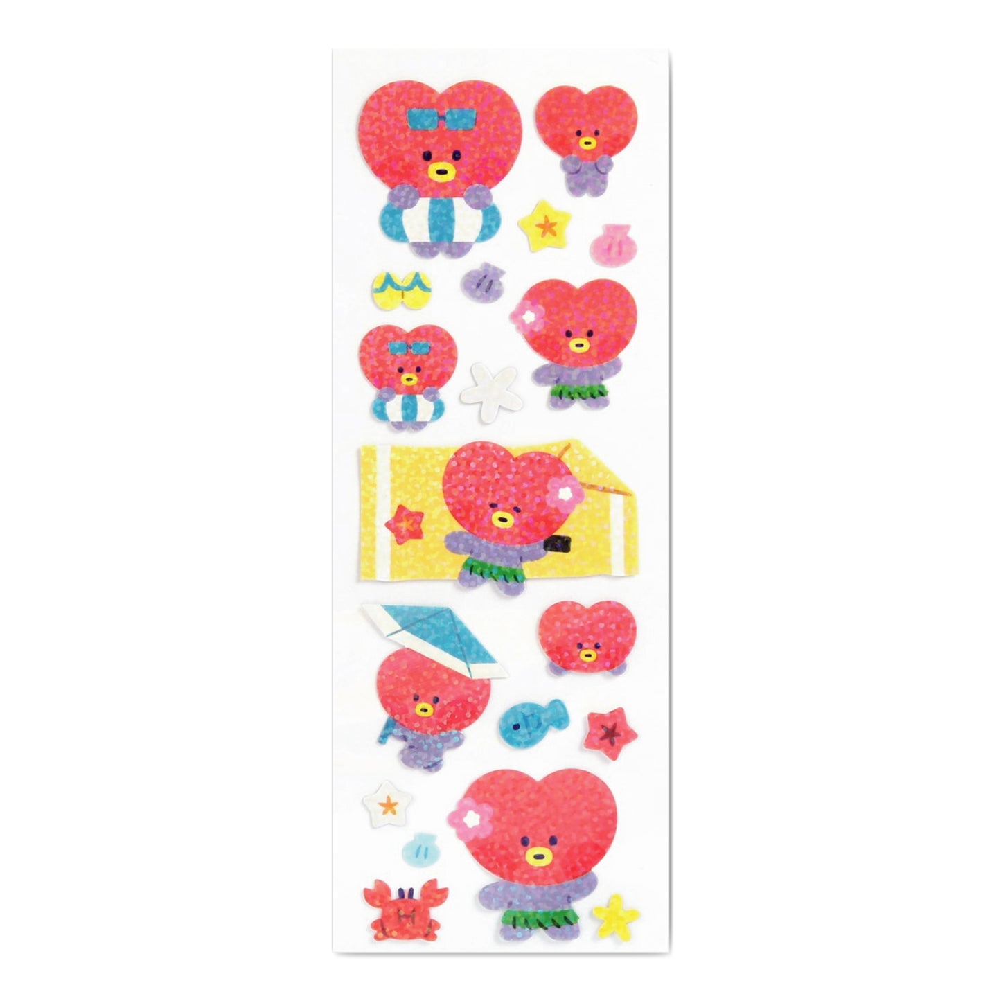 BT21 | minini | SUMMER SKY - HOLOGRAM STICKER