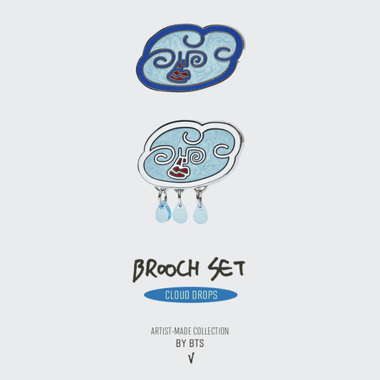 BTS | ARTIST-MADE COLLECTION BY BTS | V - BROOCH SET (CLOUD DROPS)
