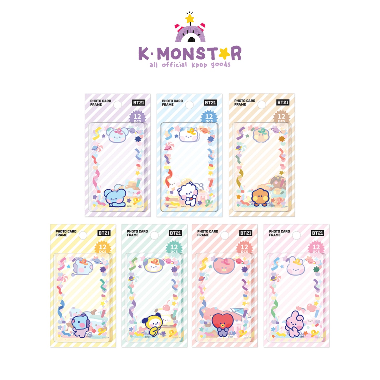 BT21 | minini | PHOTO CARD FRAME SET