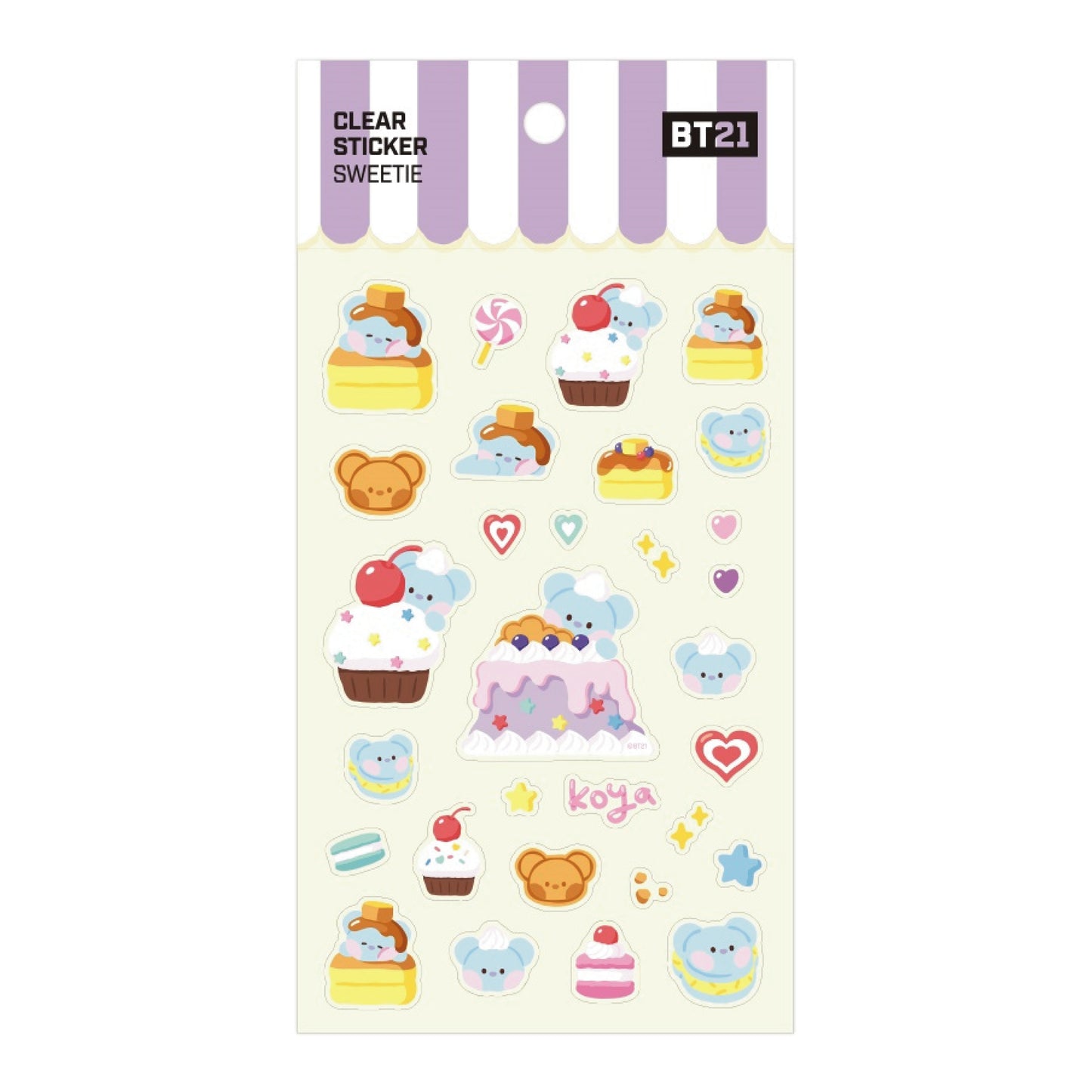 BT21 | minini | SWEETIE - CLEAR STICKER