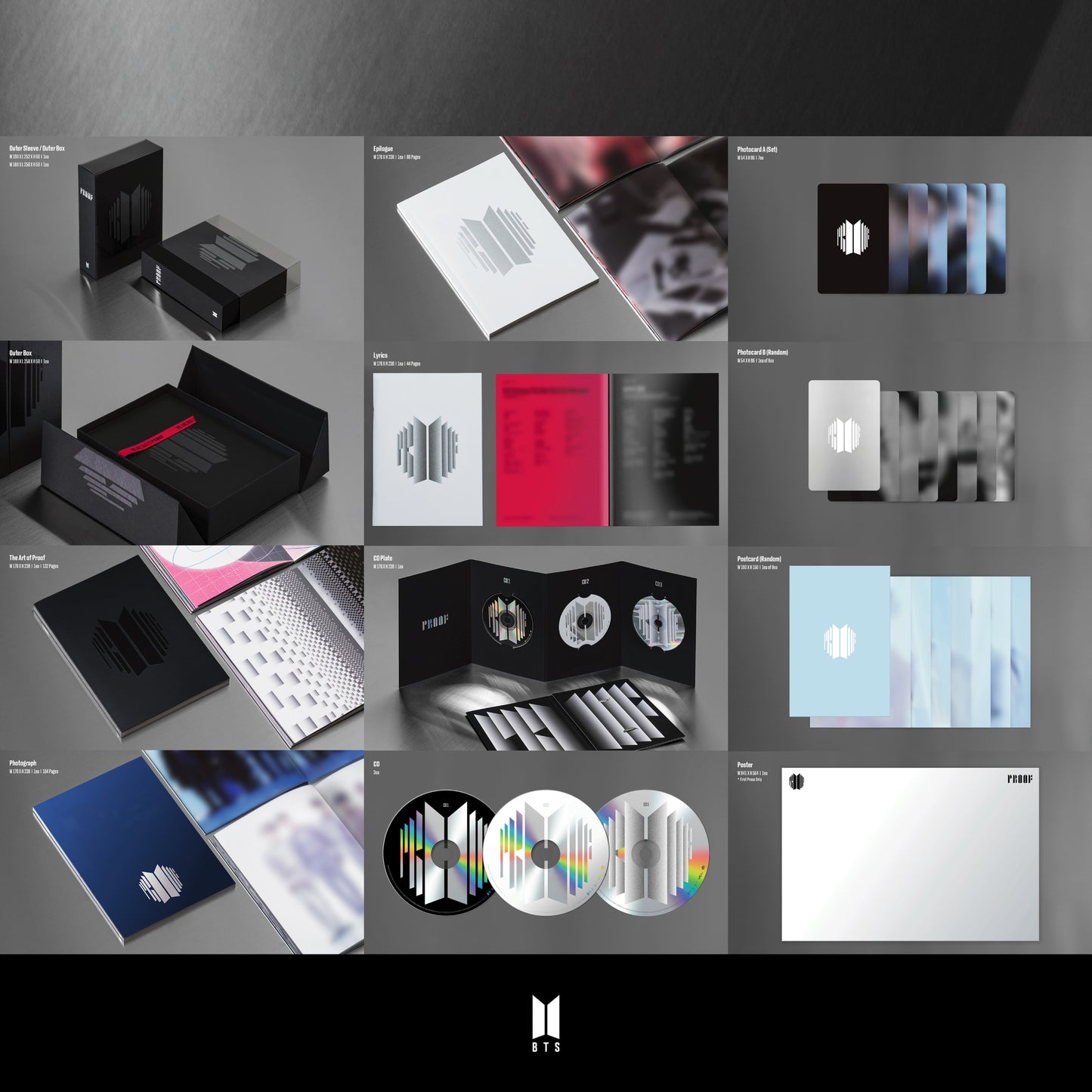 BTS | PROOF (STANDARD ver. + COMPACT ver.) SET