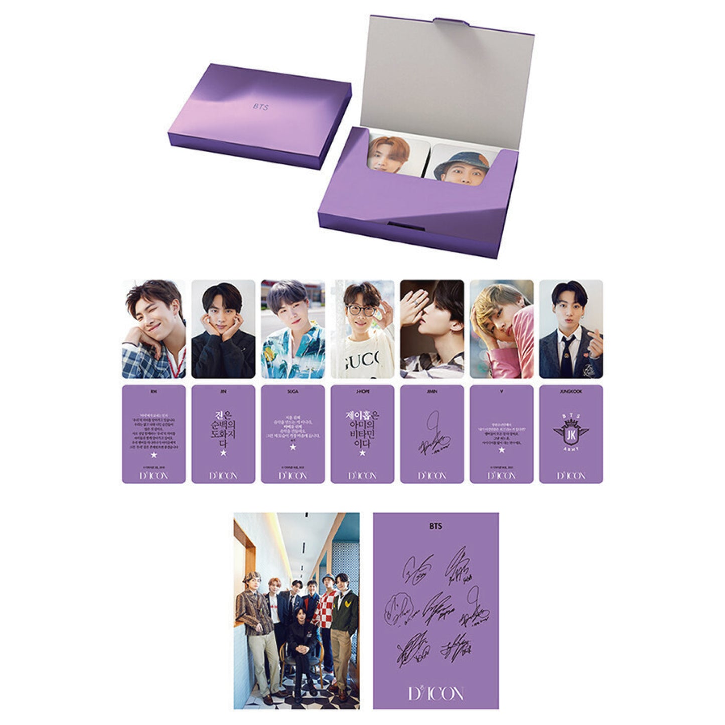 BTS | DICON PHOTOCARD 101 : CUSTOM BOOK