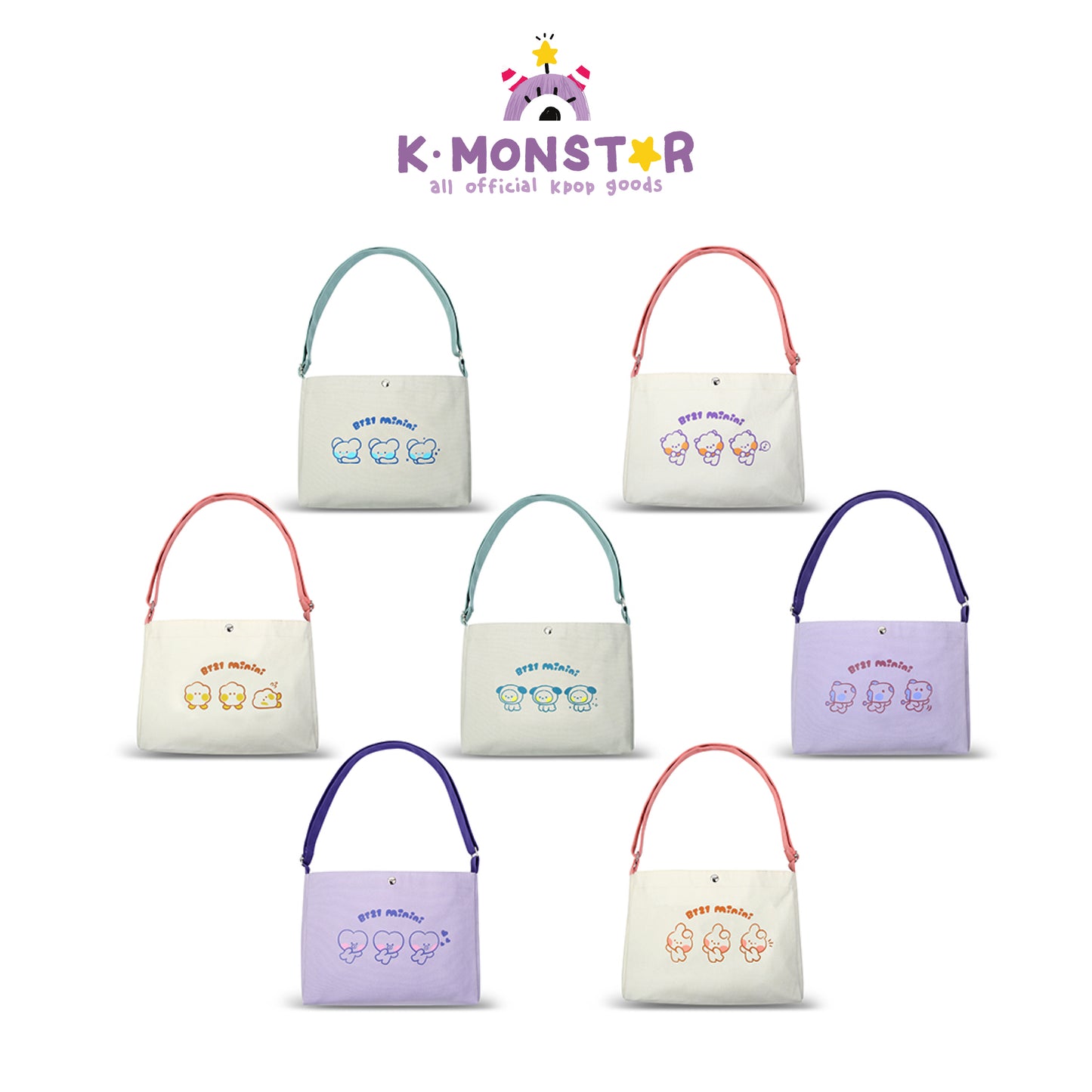 BT21 | minini | CANVAS CROSS BAG