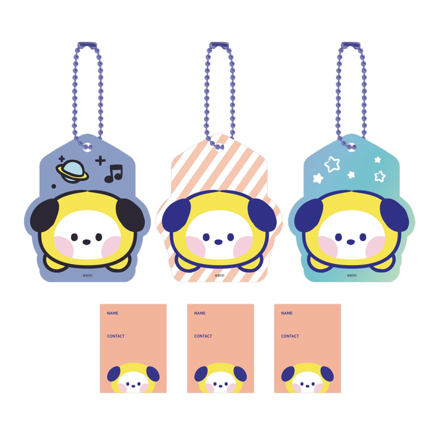 BT21 | minini | NAME TAG SET