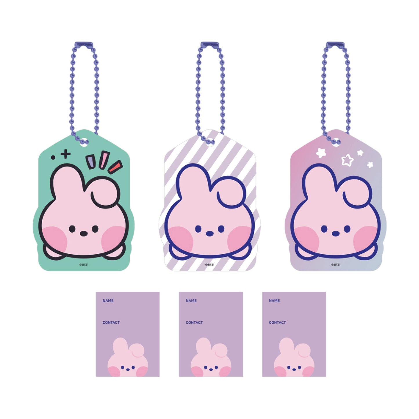 BT21 | minini | NAME TAG SET