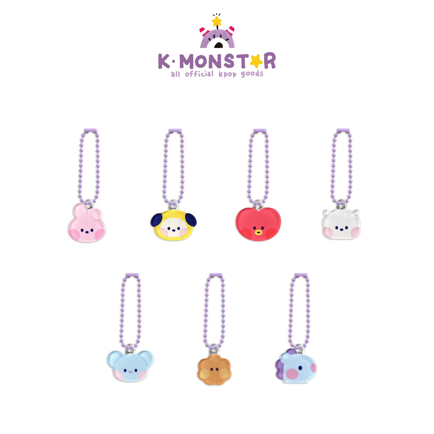 BT21 | minini | SIMPLE ACRYLIC KEYRING