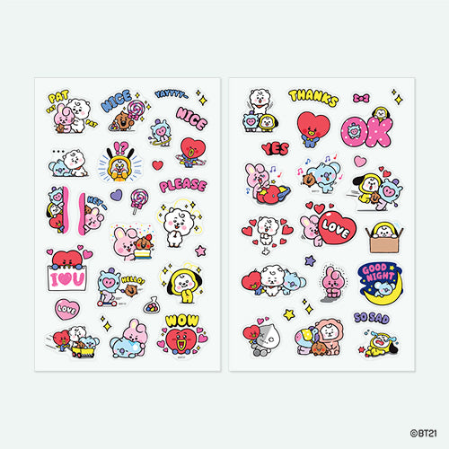 BT21 | BAYI | SETIAP HARI - STIKER JELAS