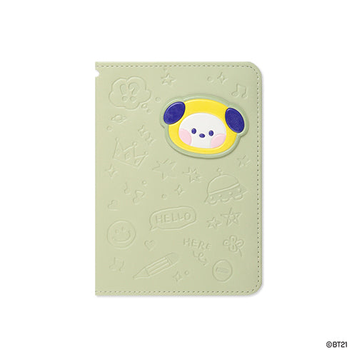 BT21 | minini | LEATHER PATCH PASSPORT COVER