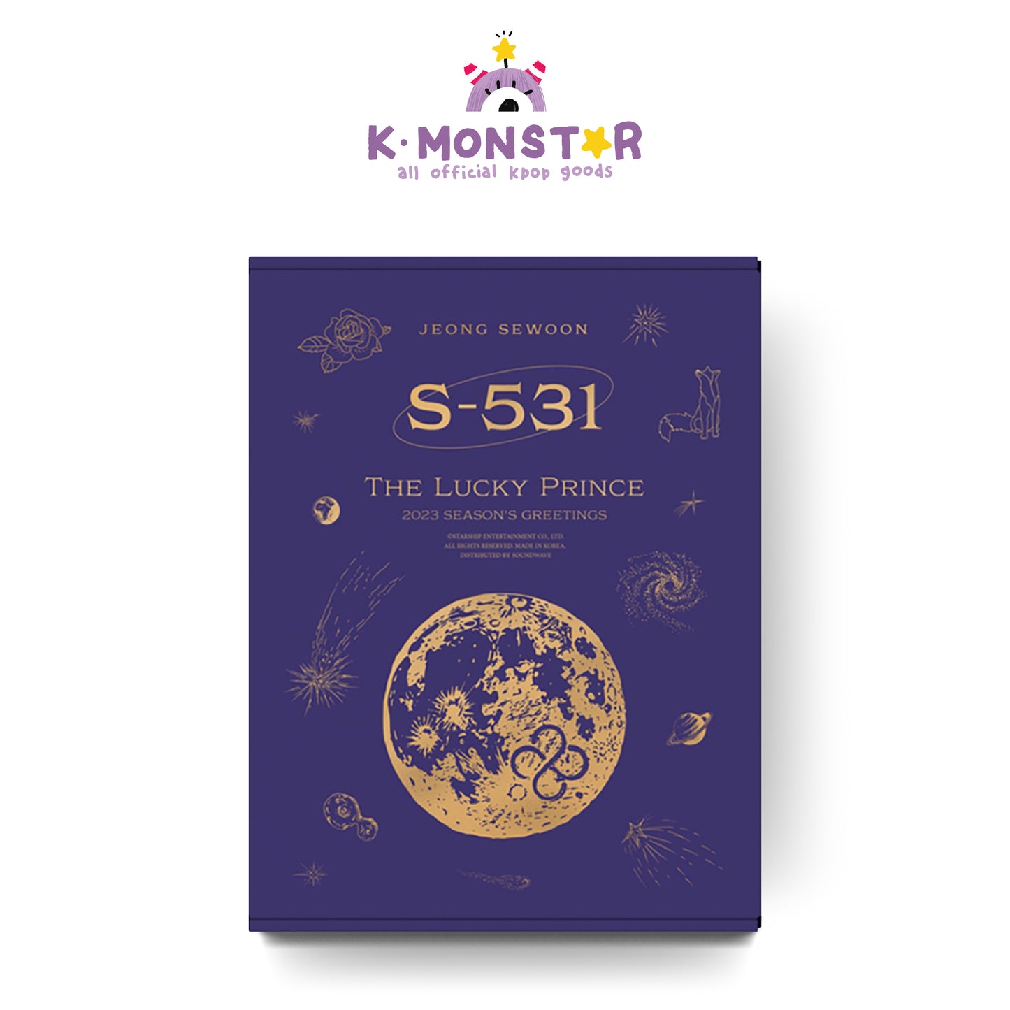 JEONG SEWOON | 2023 SEASON'S GREETINGS - S-531 : THE LUCKY PRINCE