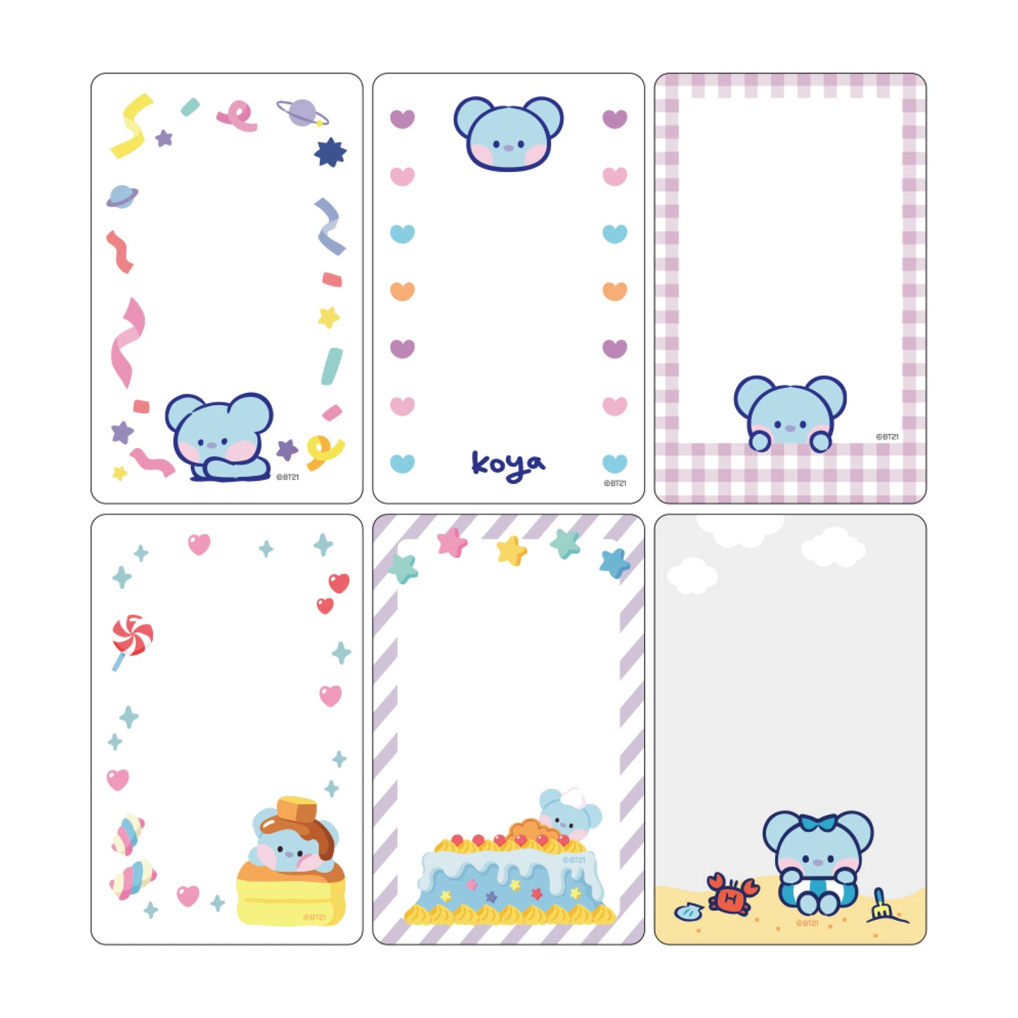 BT21 | minini | PHOTO CARD FRAME SET