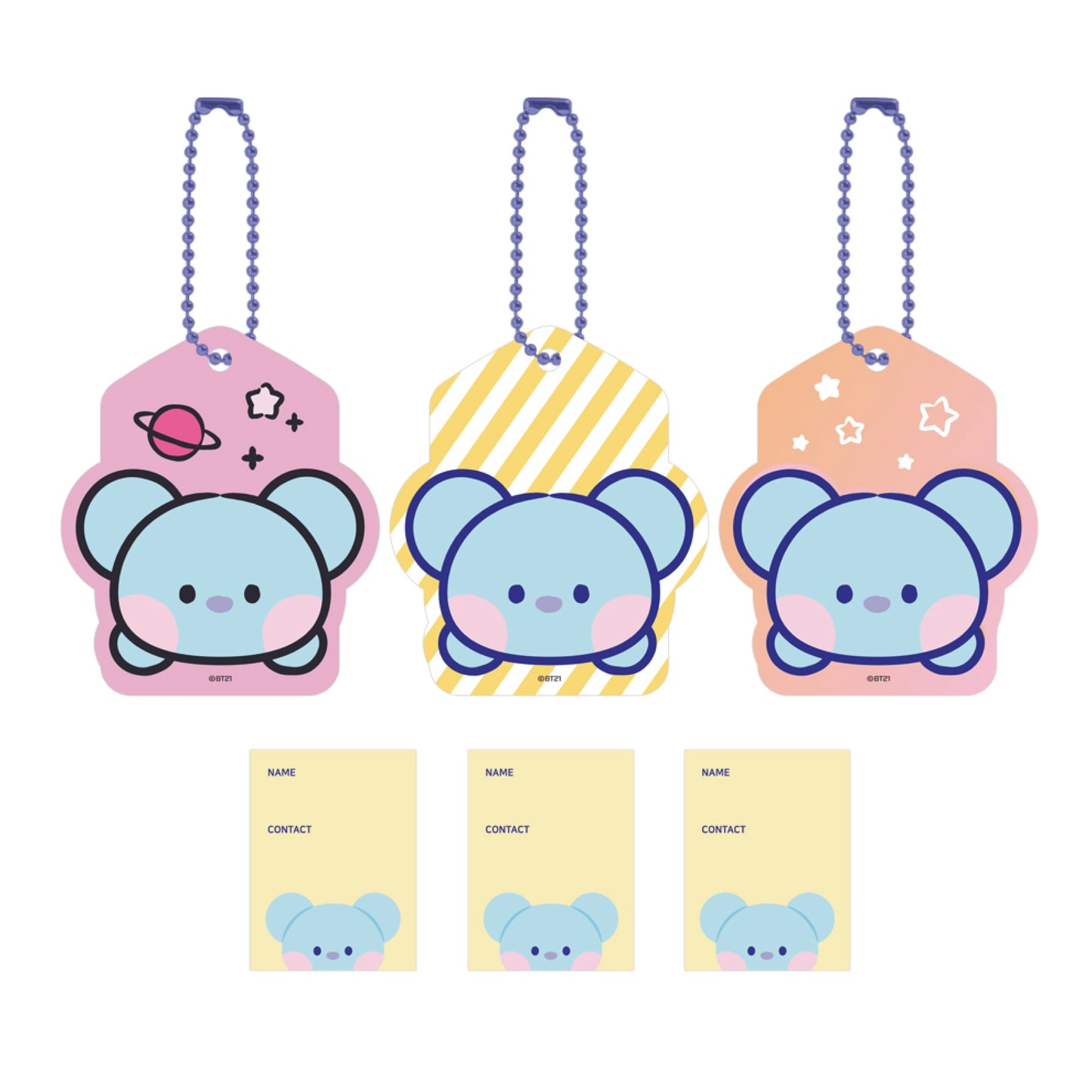BT21 | minini | NAME TAG SET
