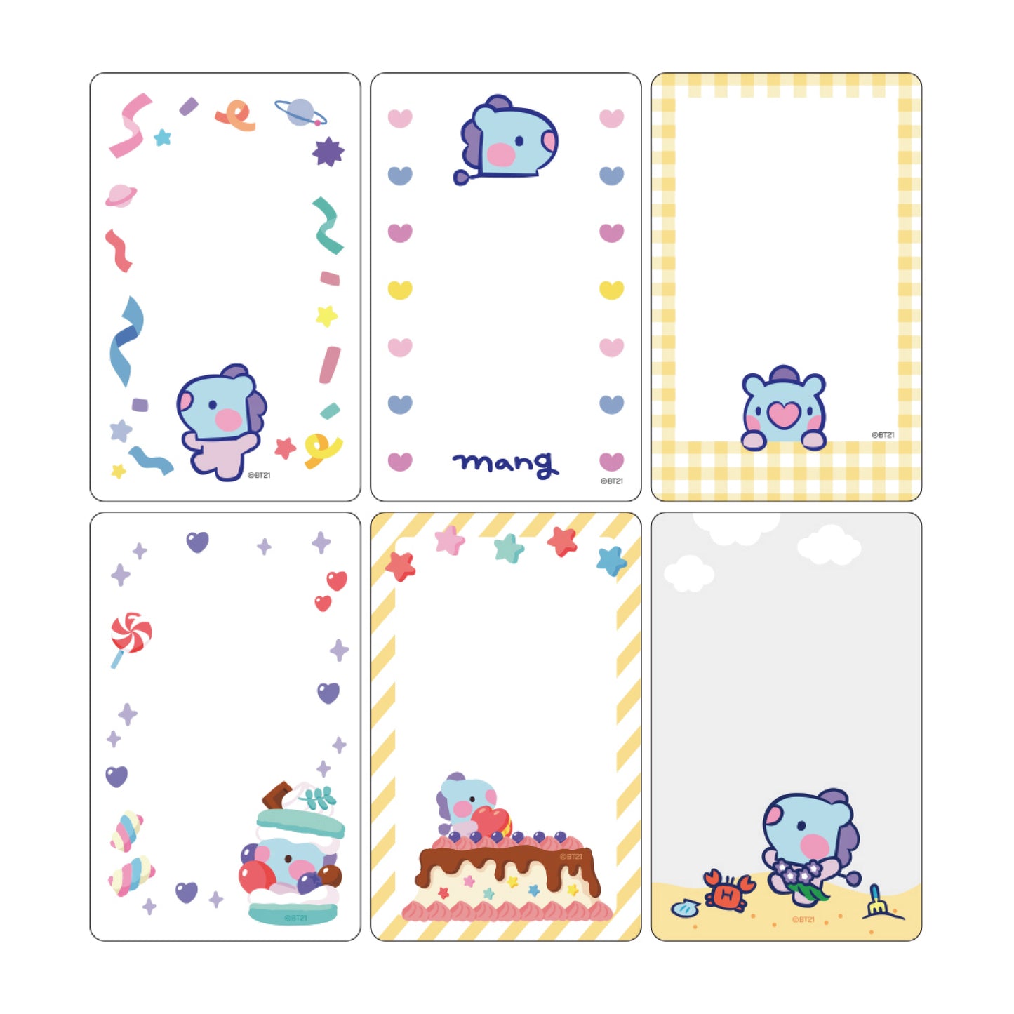 BT21 | minini | PHOTO CARD FRAME SET