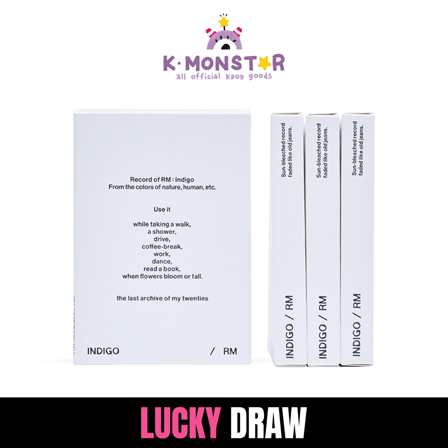 BTS | RM - Indigo - LUCKY DRAW EVENT