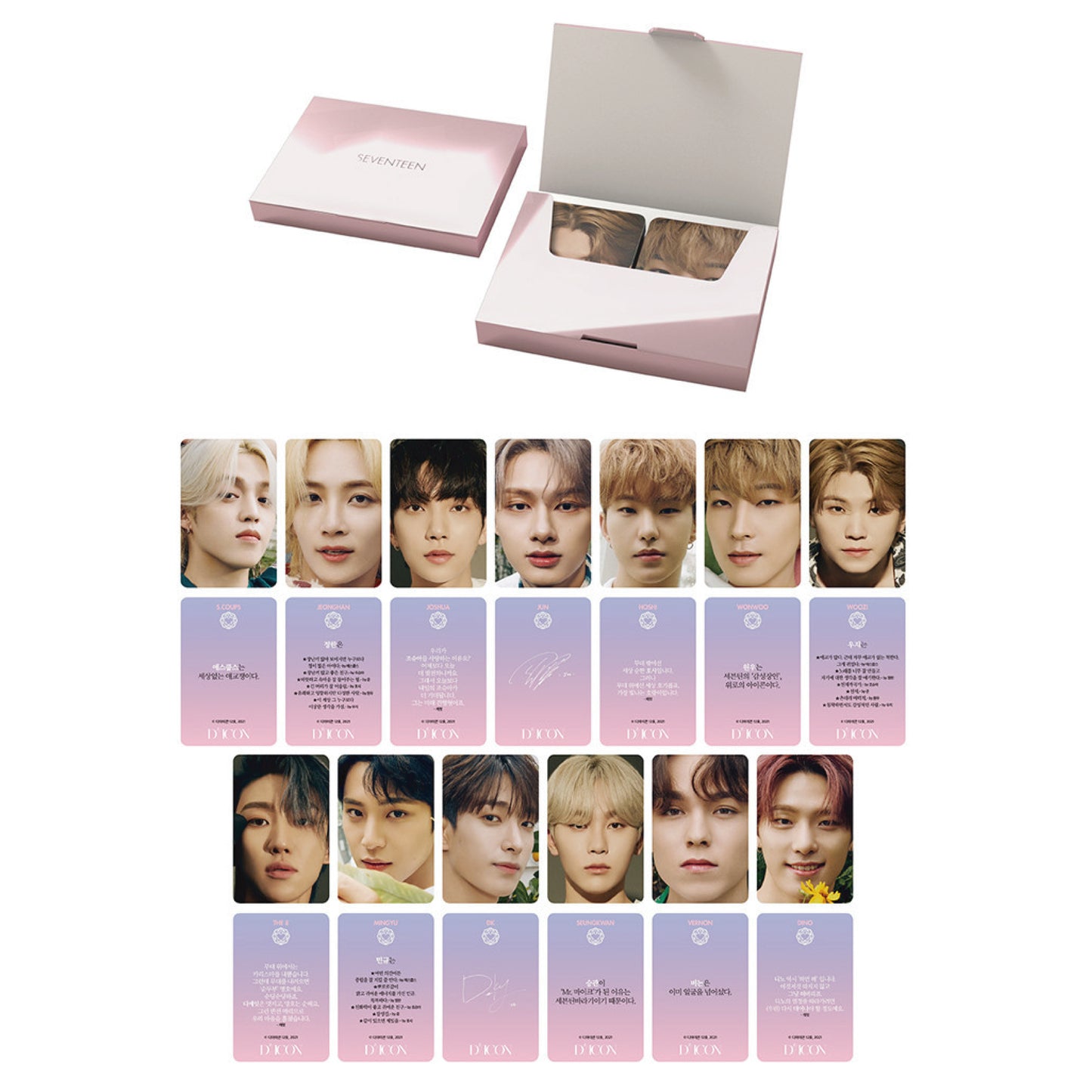 SEVENTEEN | DICON PHOTOCARD 101 : CUSTOM BOOK