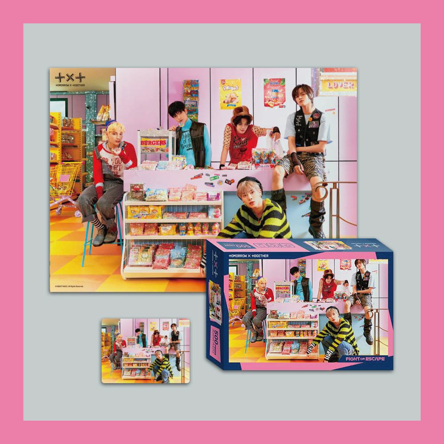TXT | FIGHT OR ESCAPE 500PCS JIGSAW PUZZLE
