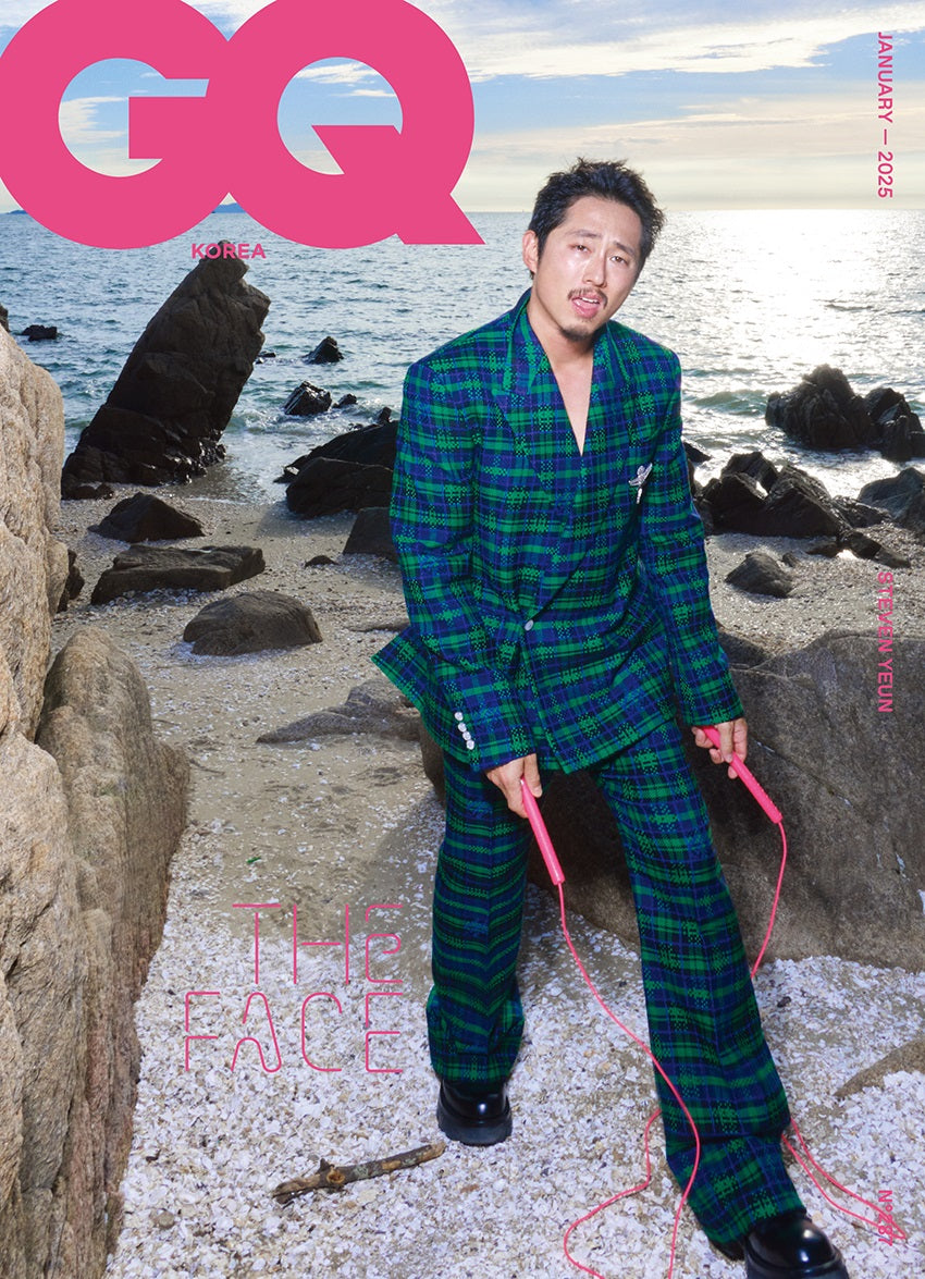 GQ | 2025 JAN. | STEVEN YEUN COVER RANDOM - BTS JIN PHOTOSHOOT