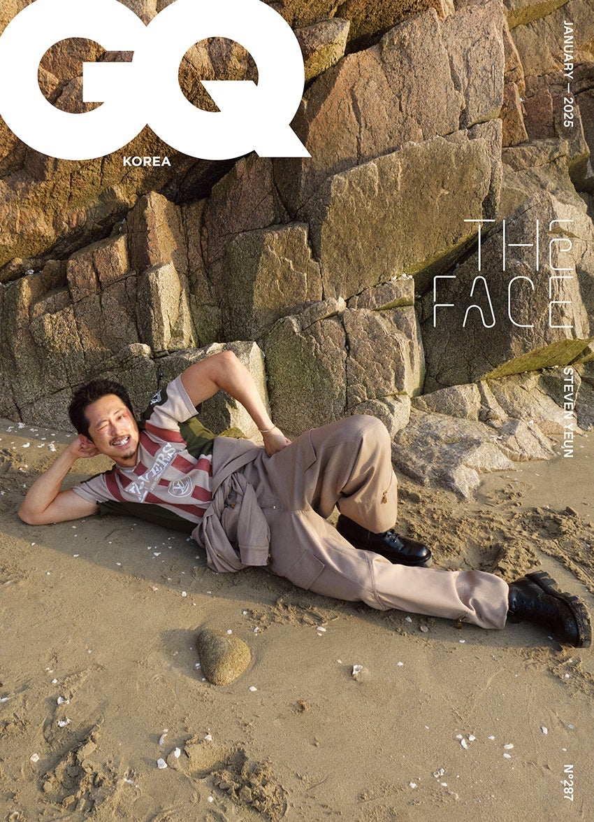 GQ | 2025 JAN. | STEVEN YEUN COVER RANDOM - BTS JIN PHOTOSHOOT