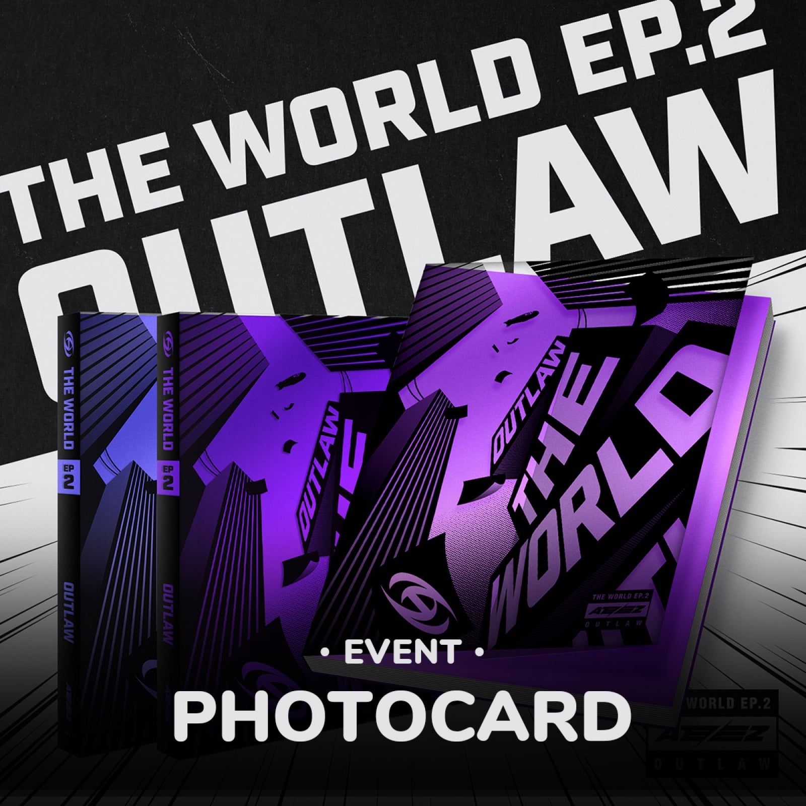 ATEEZ | THE WORLD EP.2 : OUTLAW (8PCS POB SET)