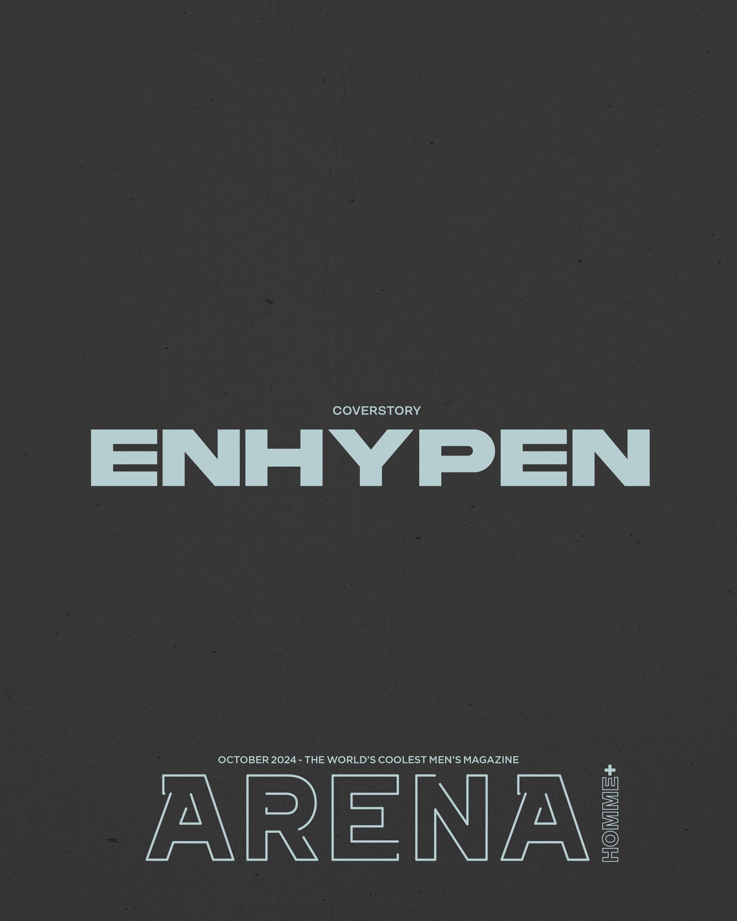 ARENA HOMME+| 2024 OCT. | ENHYPEN COVER