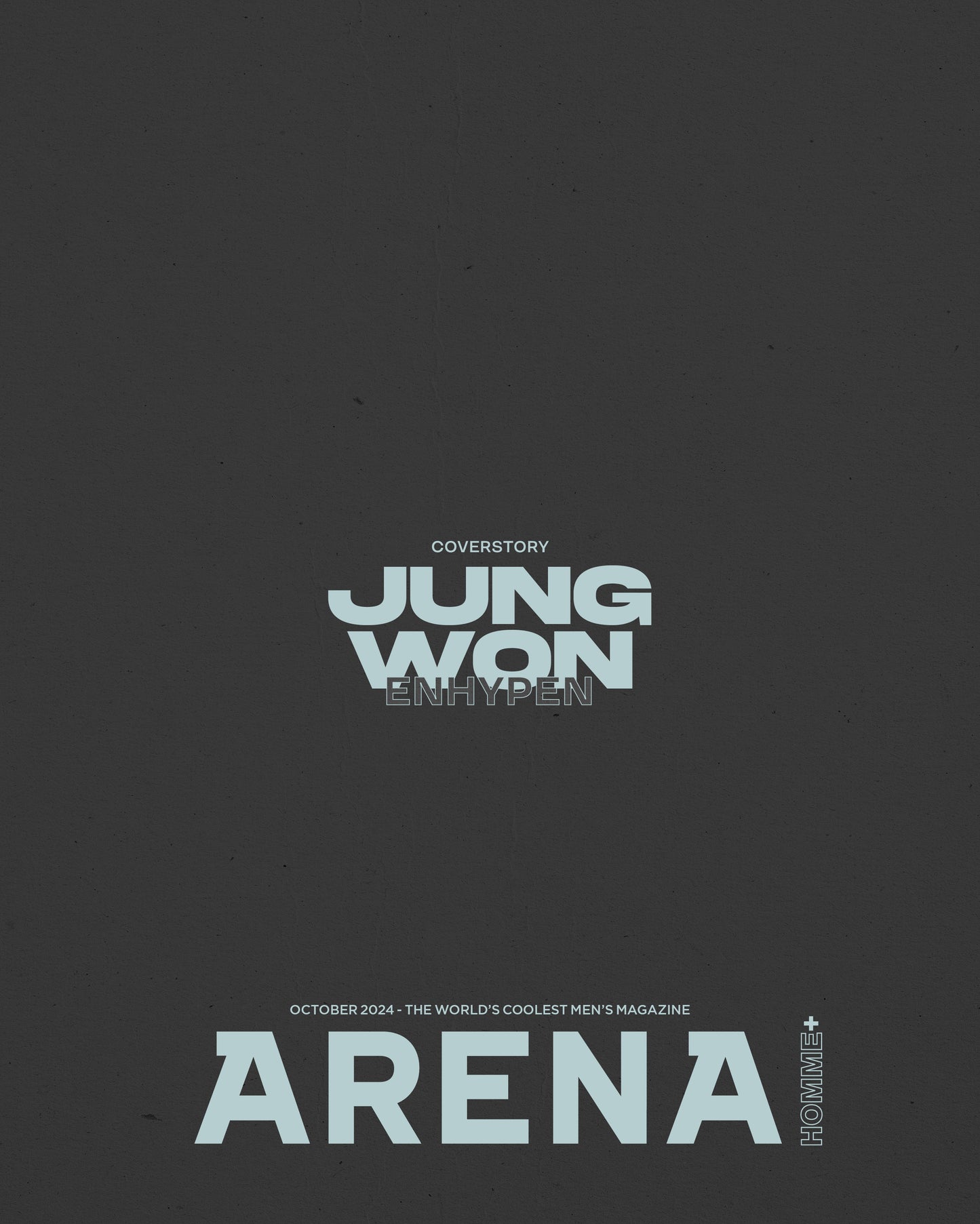 ARENA HOMME+| 2024 OCT. | ENHYPEN COVER