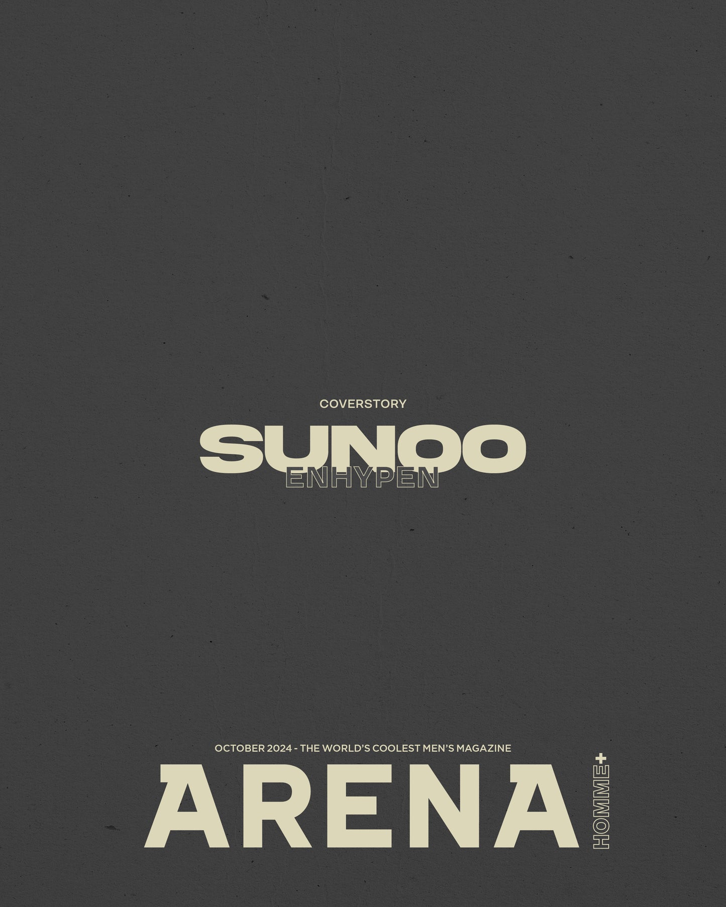 ARENA HOMME+| 2024 OCT. | ENHYPEN COVER