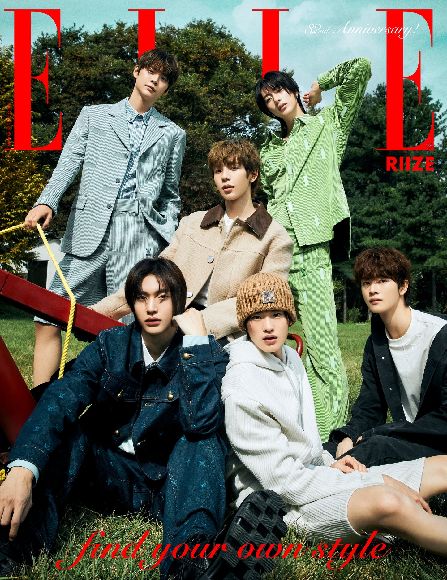 ELLE | 2024 NOV. | RIIZE & STRAY KIDS FELIX & GONGYOO & JUN JIHYUN COVER