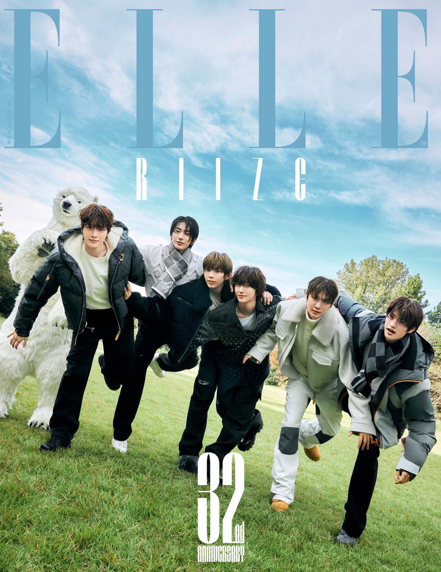 ELLE | 2024 NOV. | RIIZE & STRAY KIDS FELIX & GONGYOO & JUN JIHYUN COVER