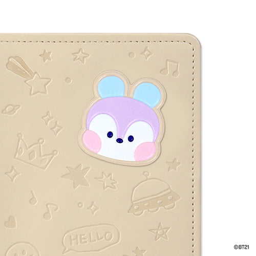 BT21 | minini | LEATHER PATCH PASSPORT COVER (Large)